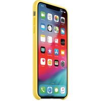 Apple Silicone Backcover Apple iPhone Xs Max - Canary Yellow
