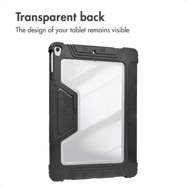 Accezz Rugged Trifold Bookcase Apple iPad 11 (2025) 11 inch A16 / iPad 10 (2022) 10.9 inch - Black