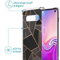 imoshion Design hoesje met koord Samsung Galaxy S10 Plus - Grafisch Koper - Zwart