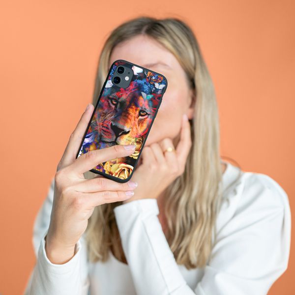 imoshion Design hoesje iPhone 11 - Jungle - Leeuw