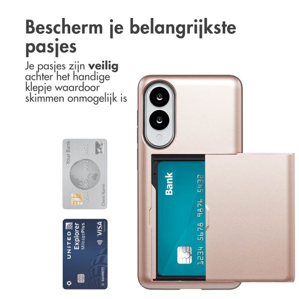 imoshion Backcover met pasjeshouder Samsung Galaxy S25 Edge - Rosé Goud