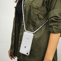 imoshion Backcover met koord Apple iPhone 11 - Wit Zilver