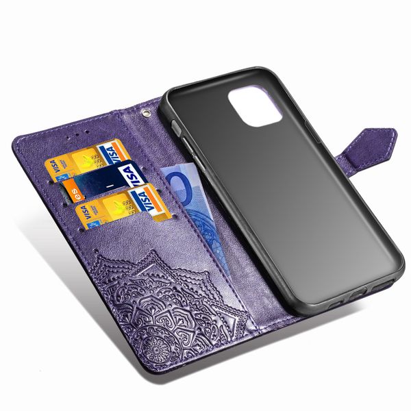 Mandala Bookcase Apple iPhone 11 - Paars