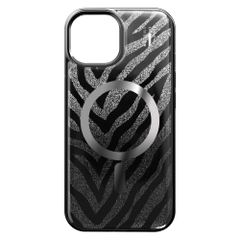 iDeal of Sweden Clear Case Limited met MagSafe Apple iPhone 13/14/15/16e - Zebra Mystique