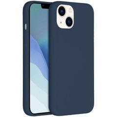 Accezz Liquid Silicone Backcover Apple iPhone 14 / 13 - Donkerblauw