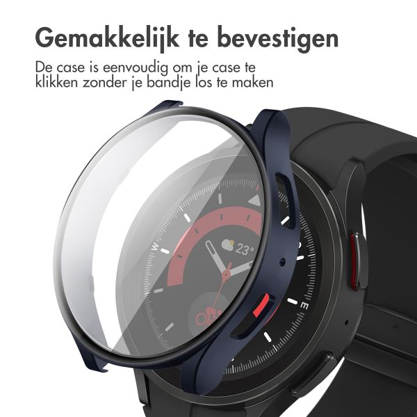 imoshion Full Cover Hardcase Samsung Galaxy Watch 6 44 mm - Donkerblauw