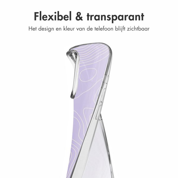 imoshion Design hoesje Apple iPhone 14 - Topo Lilac