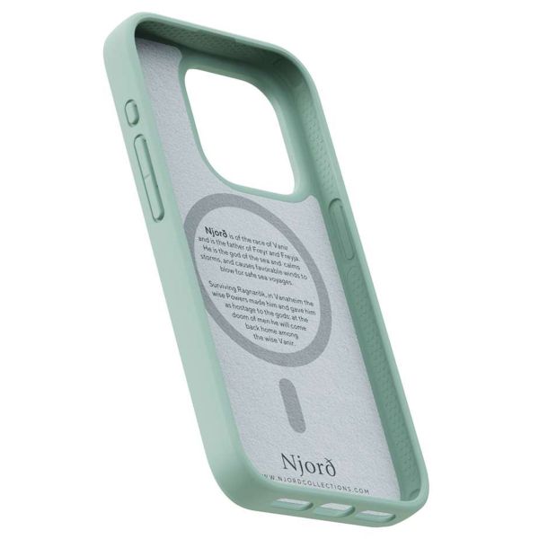 Njorð Collections Fabric MagSafe Case iPhone 15 Pro - Turquoise