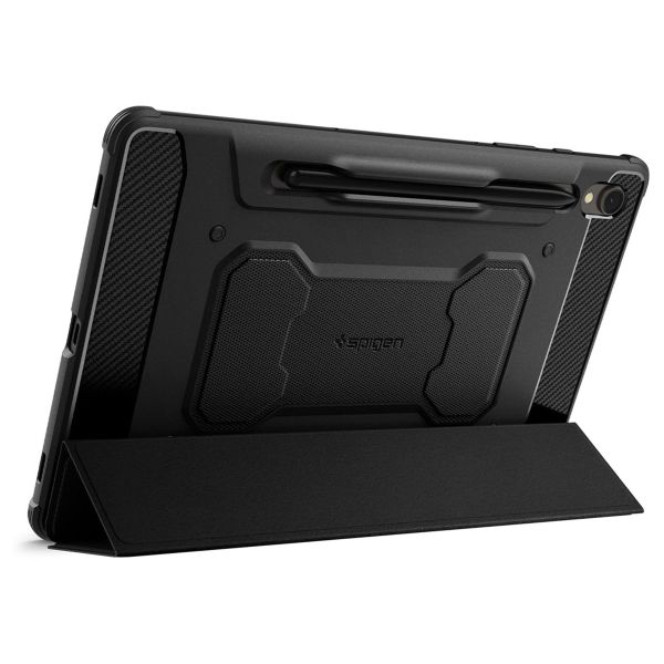 Spigen Rugged Armor Pro Bookcase Samsung Galaxy Tab S9 11.0 inch - Zwart