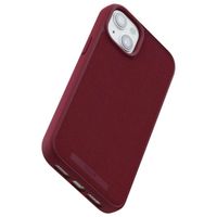 Njorð Collections Suède Comfort+ Case MagSafe iPhone 15 Plus - Red