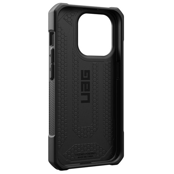 UAG Monarch Backcover iPhone 15 Pro - Carbon Fiber