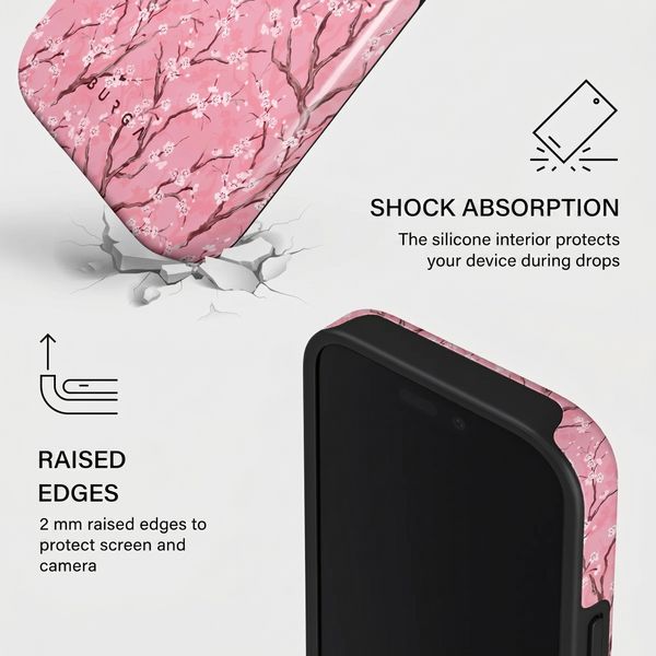 Burga Tough Back Cover with MagSafe Apple iPhone 16 Pro - Sakura