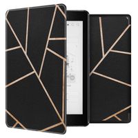 imoshion Design Slim Hard Case Bookcase Kobo Aura One - Black Graphic