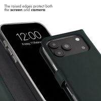 Selencia Genuine Leather Book Case Apple iPhone 18 Pro / 17 Pro - Green