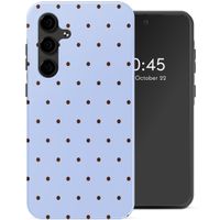 Selencia Vivid Backcover Samsung Galaxy S24 FE - Happy Dots Digital Sky