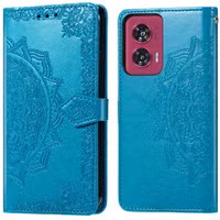 imoshion Mandala Bookcase Motorola Edge 50 Fusion - Turquoise