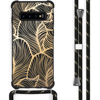 imoshion Design hoesje met koord Samsung Galaxy S10 Plus - Bladeren
