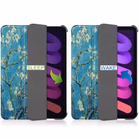 imoshion Design Trifold Bookcase Apple iPad Mini 7 (2024) / iPad Mini 6 (2021) - Green Plant