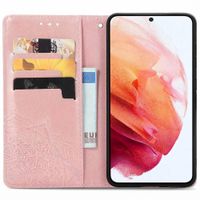 imoshion Mandala Bookcase Samsung Galaxy S21 FE - Rosé Goud