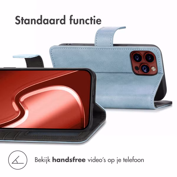 imoshion Luxe Bookcase Apple iPhone 15 Pro - Lichtblauw