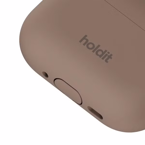 Holdit Solid Silicone Case Apple AirPods Pro 3 - Mocha Brown