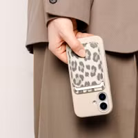 Selencia Sabi Pashouder met MagSafe - Soft Ivory