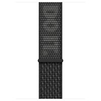 Apple Nike Sport Loop Band Apple Watch Series 1-10 / SE / Ultra (2) - 42/44/45/46/49 mm - Black / Summit White