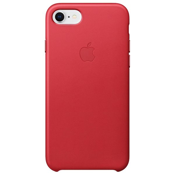 Apple Leather Backcover iPhone SE (2022 / 2020) / 8 / 7 - Red