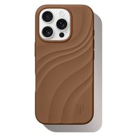 iDeal of Sweden Soft Swirl Silicone MagSafe Case Apple iPhone 16 Pro Max - Salted Caramel