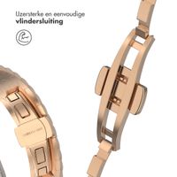 Selencia Stalen draak band Apple Watch Series 1 t/m 9 / SE (38/40/41 mm) | Series 10 (42 mm) - Rose Goud