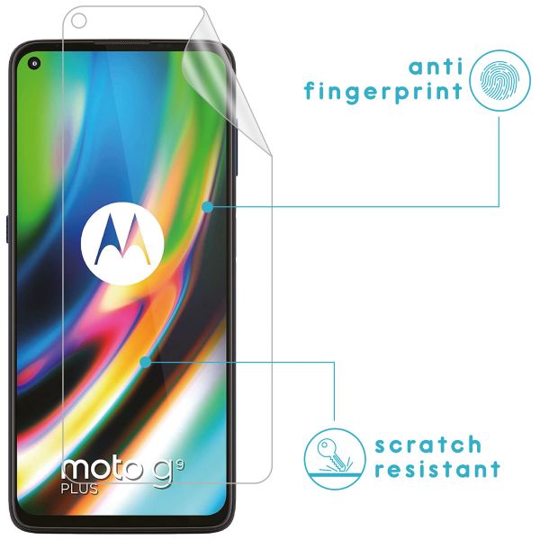 imoshion Screenprotector Folie 3 pack Motorola Moto G9 Plus