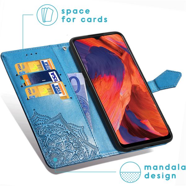 imoshion Mandala Bookcase Oppo A73 (5G) - Turquoise