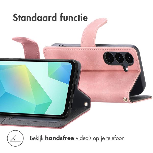 imoshion Bookcase met koord Samsung Galaxy S25 FE - Roze