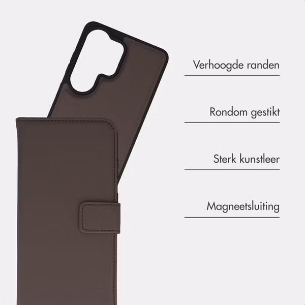 imoshion Uitneembare 2-in-1 Luxe Bookcase Samsung Galaxy S26 Ultra - Bruin