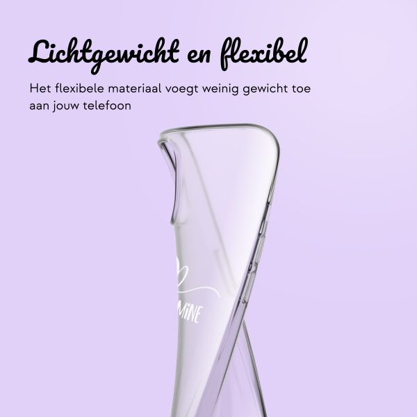 Hoesje met eigen foto en/of tekst Apple iPhone 13 - Sierlijk hartje