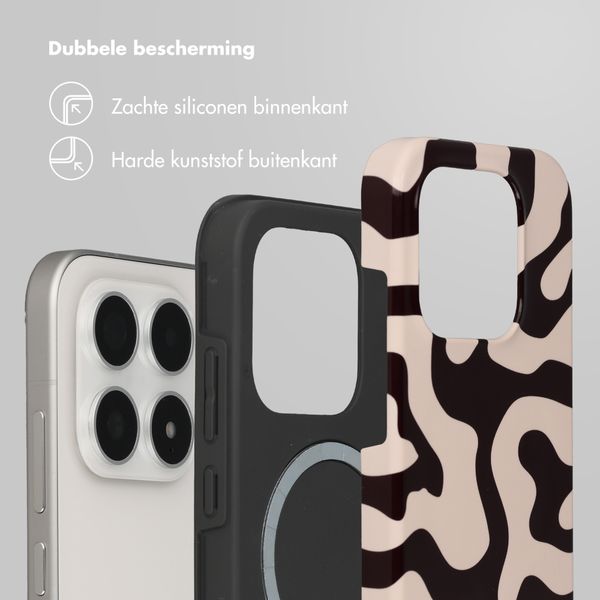 Selencia Vivid Backcover met MagSafe Xiaomi 17 - Art Wave Black