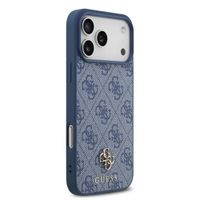 Guess 4G Metal Logo Backcover MagSafe Apple iPhone 17 Pro Max - Blauw
