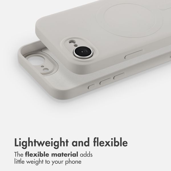 imoshion Colour Back Cover with MagSafe Apple iPhone 17e / 16e - Beige