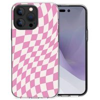 imoshion Design hoesje iPhone 14 Pro Max - Retro Pink Check