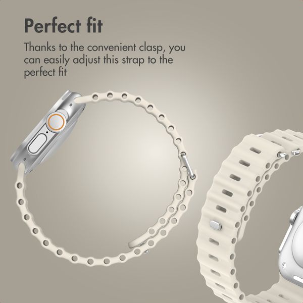 Accezz Ocean band Apple Watch | 44/45/46/49 mm - Starlight