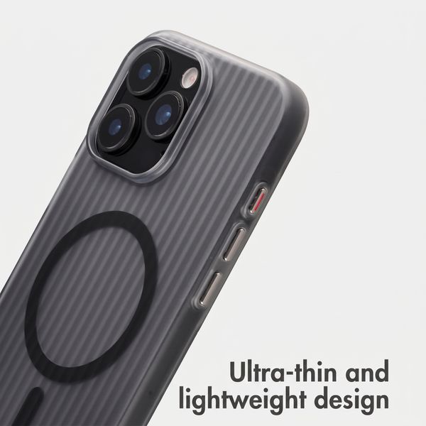 Accezz Lite Case with MagSafe | Fluted | Apple iPhone 16 Pro Max - Grey