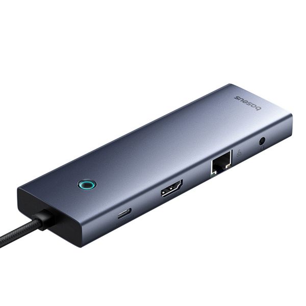 Baseus UltraJoy 10-in-1 USB-C Hub - 4K 60Hz - 100 Watt opladen - Docking station - Space Grey