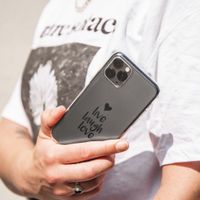 imoshion Design hoesje Galaxy A22 (5G) - Live Laugh Love - Zwart