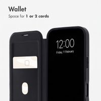 imoshion Transparent Wallet Case with MagSafe Apple iPhone 18 Pro / 17 Pro - Black