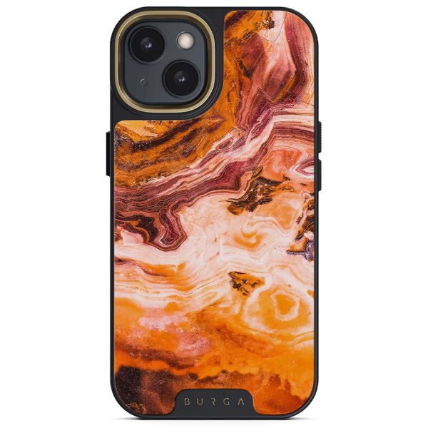 Burga Elite Gold Backcover iPhone 15 - Pumpkin Spice