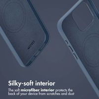 Accezz 2-in-1 Leather Bookcase with MagSafe Apple iPhone 15 Pro Max - Nightfall Blue