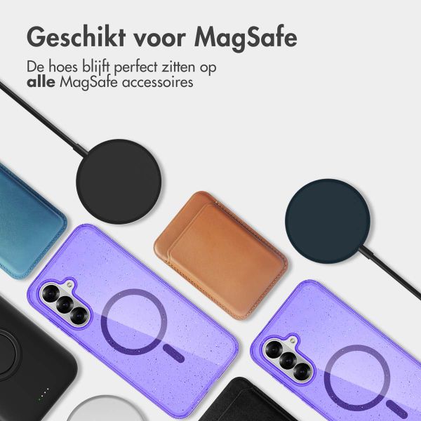 imoshion Glitter Backcover met MagSafe Samsung Galaxy A56 - Glitter Paars