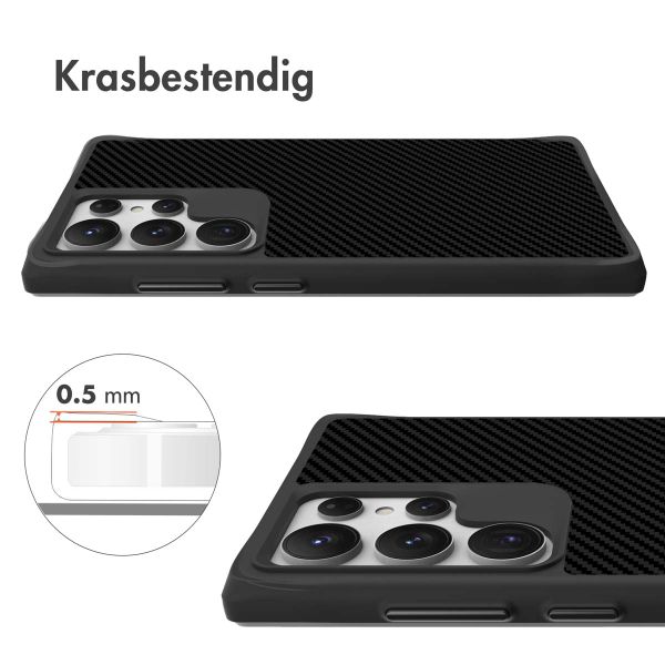 imoshion Rugged Hybrid Case Samsung Galaxy S24 Ultra - Zwart