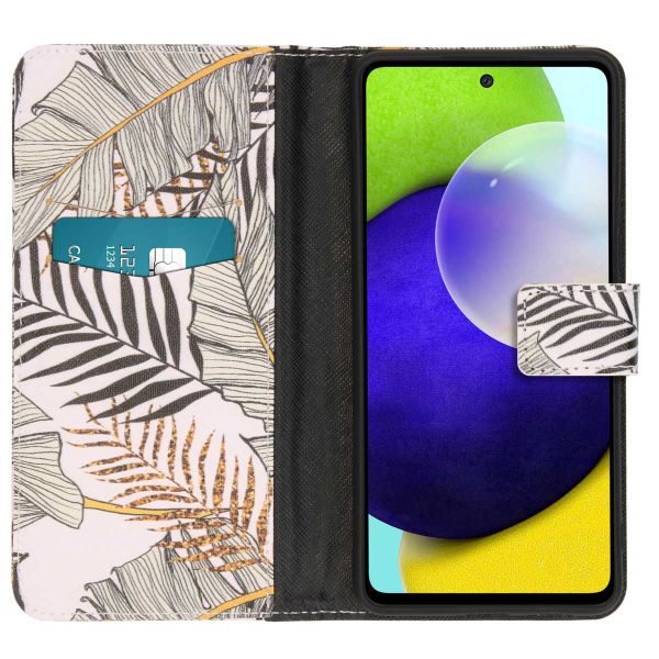 imoshion Design Softcase Bookcase Samsung Galaxy A53 - Glamour Botanic