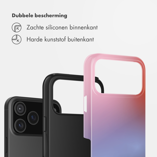 Selencia Vivid Backcover Apple iPhone 17 Pro - Gradient Soft Blush